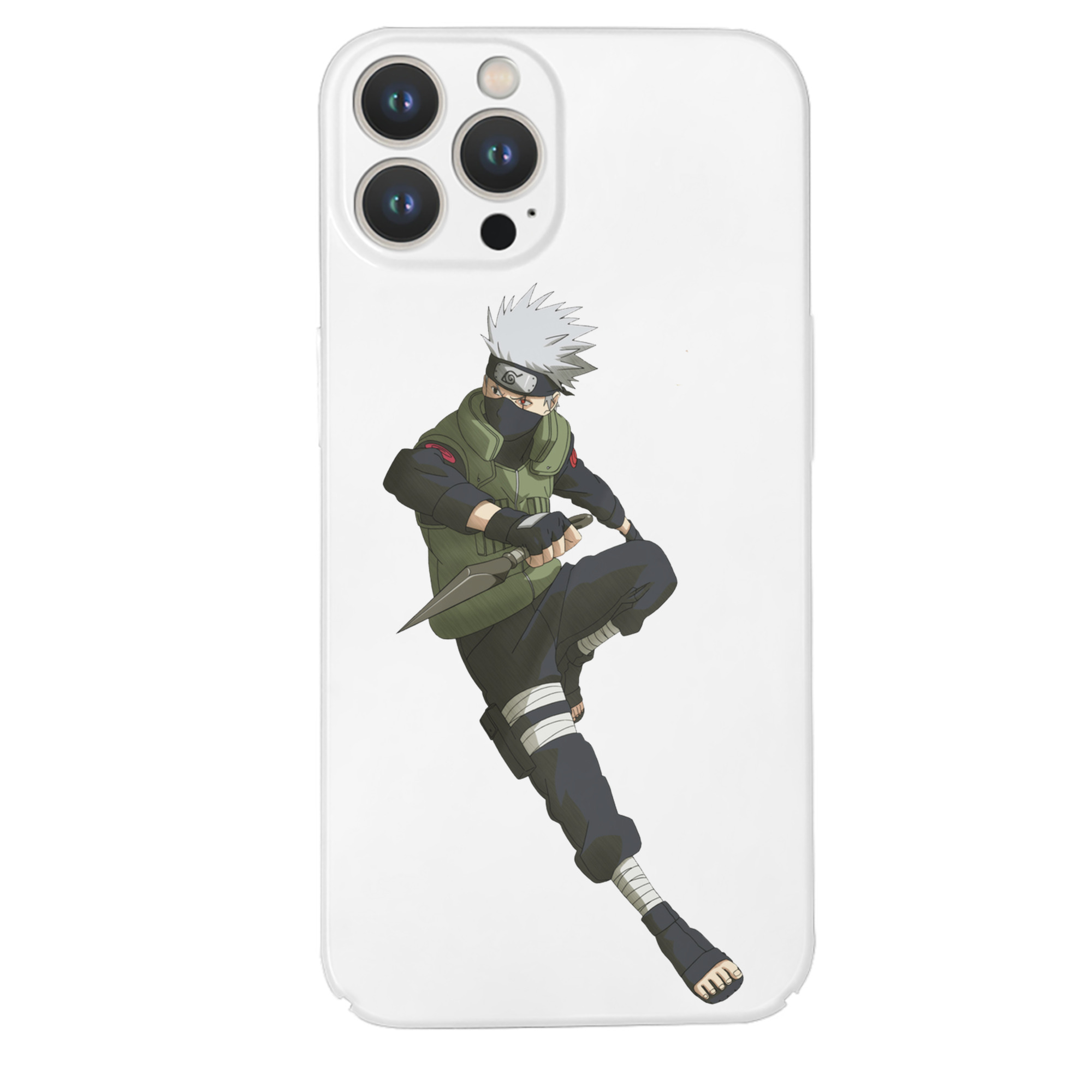 （画像用） NARUTO -ナルト- はたけ カカシ Hatake Kakashi 【iPhone 14シリーズ対応】ハードケース